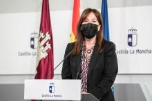 Blanca Fernández anunciando la convocatoria de discapacidad