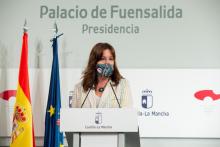 la consejera de Igualdad y portavoz, Blanca Fernández,