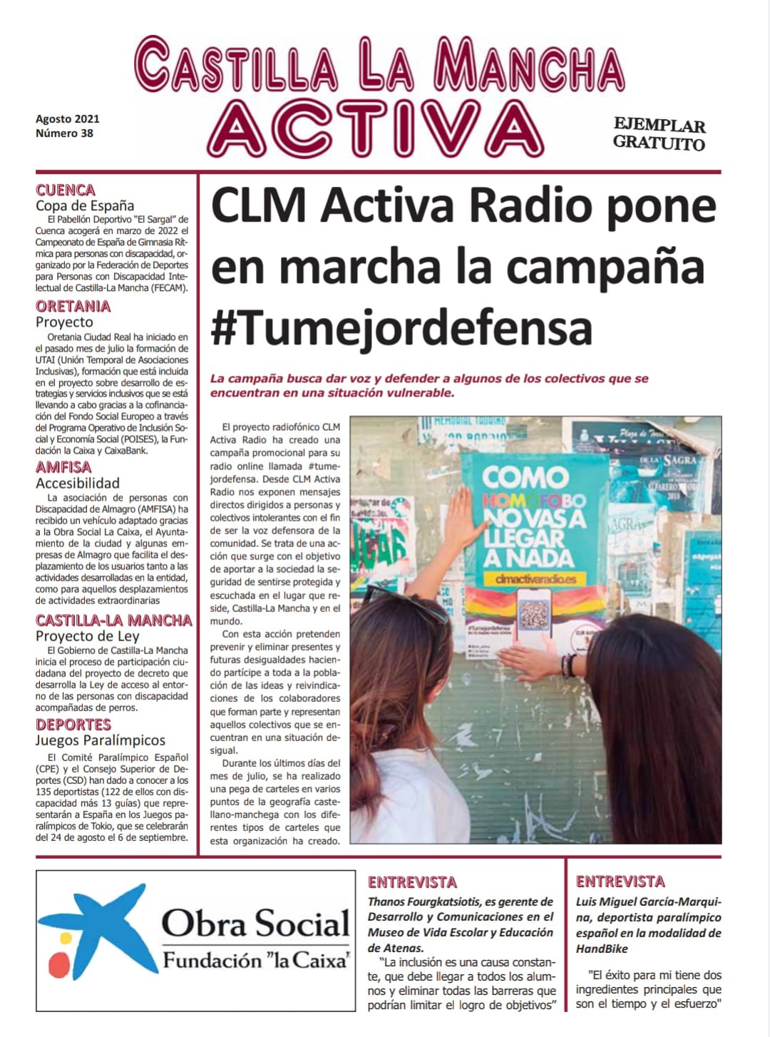 CLM Activa Num. 38 - Agosto 2021