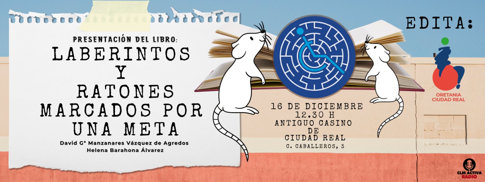 Libro "Laberintos y ratones marcados por una meta"