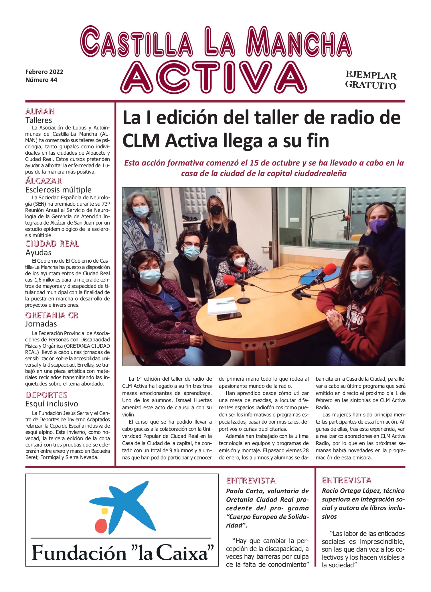 CLM Activa Num. 44 - Febrero 2022