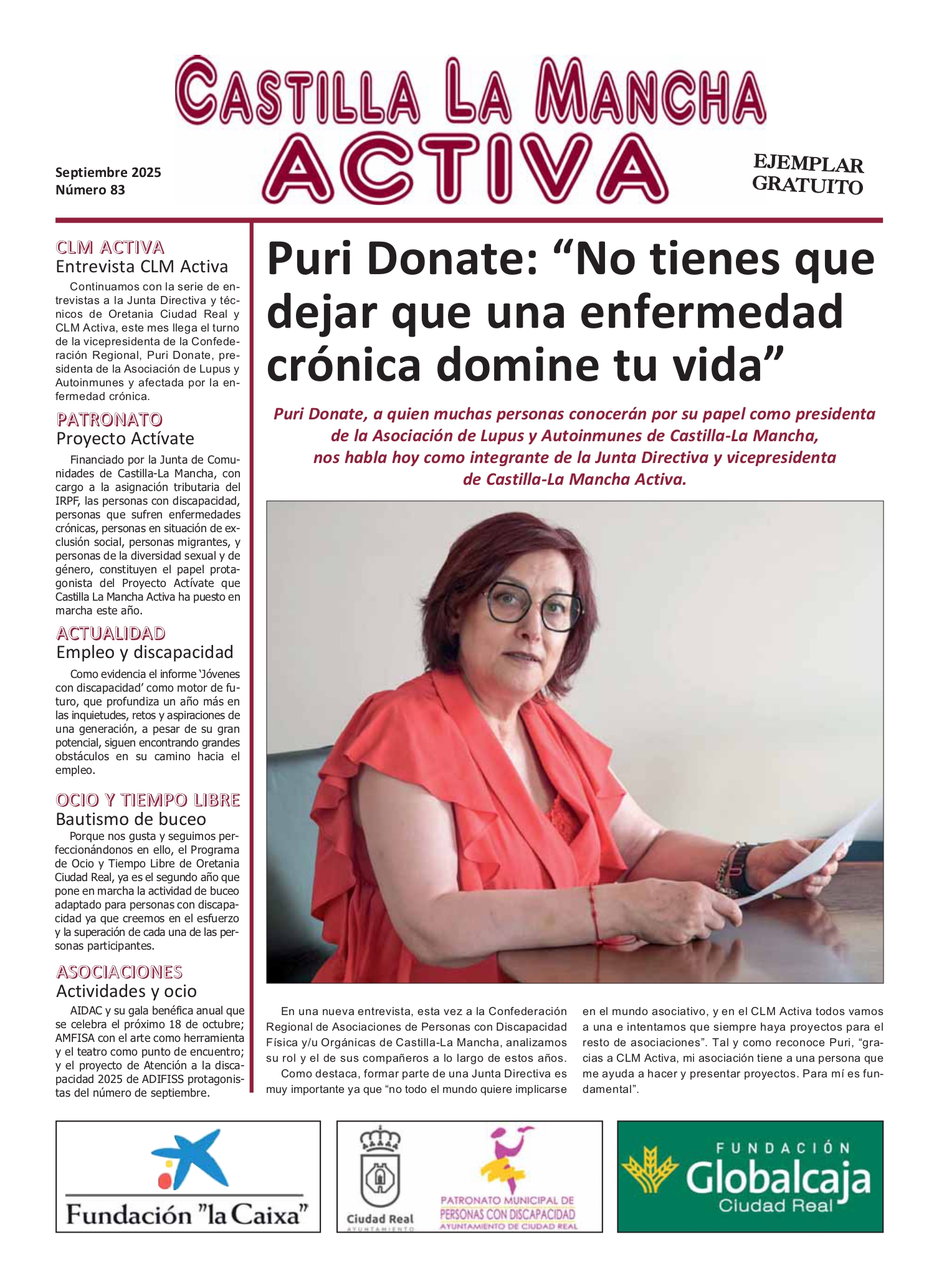 Portada CLM Activa Septiembre 2025