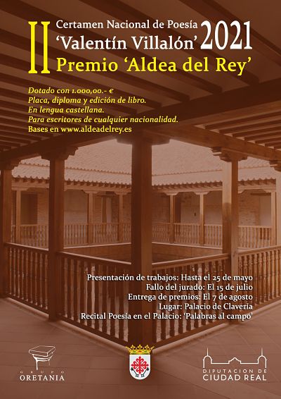 Certamen Nacional Poesía Aldea del Rey