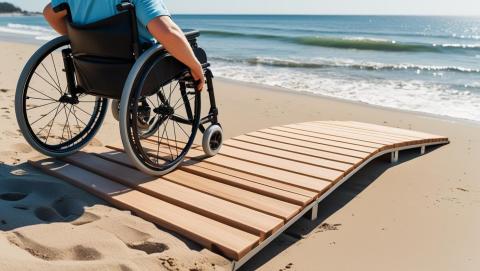 Conoce algunas de las playas accesibles para personas con movilidad reducida o con discapacidad que hay en España