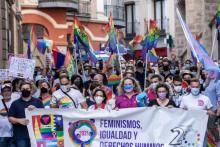 Manifestación del Orgullo LGTBI en Toledo este año