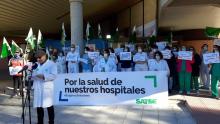 Enfermeras y fisioterapeutas protestan por la “extrema gravedad” de la salud de los hospitales de Castilla-La Mancha