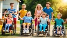 Niños disfrutando en un campamento de verano