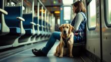 El CERMI pide a Renfe la cesión gratuita del asiento contiguo a los perros de asistencia de personas con discapacidad