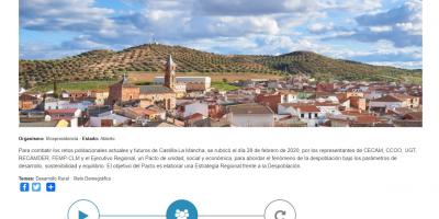  Castilla-La Mancha abre un cuestionario público para elaborar la Estrategia frente a la Despoblación