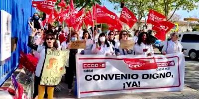 Trabajadoras de Ayuda a Domicilio de Ciudad Real retoman la huelga tras romperse de nuevo la negociación del convenio