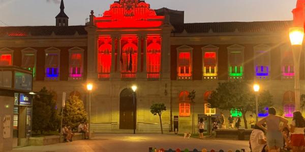 Ayuntamiento Ciudad Real iluminado