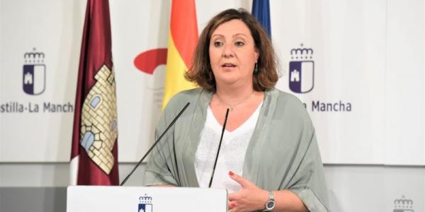  La consejera de Economía, Empresas y Empleo de Castilla-La Mancha, Patricia Franco, ha informado en rueda de prensa sobre asuntos del Consejo de Gobierno relacionados con su departamento