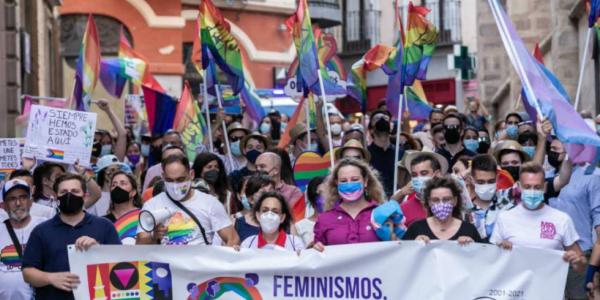 Manifestación del Orgullo LGTBI en Toledo este año