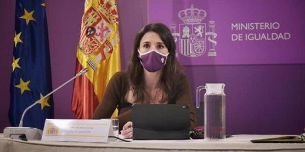 Ministra de Igualdad Irene Montero