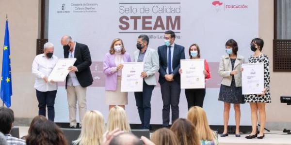 El Gobierno regional otorga un sello de calidad a 46 centros que desarrollan proyectos STEAM en Castilla-La Mancha