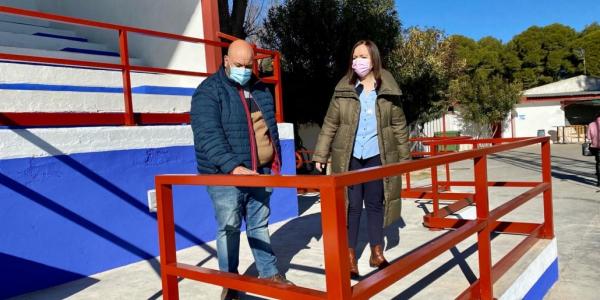 Las personas con movilidad reducida podrán acceder a la grada del Campo de Fútbol A de Alcázar de San Juan