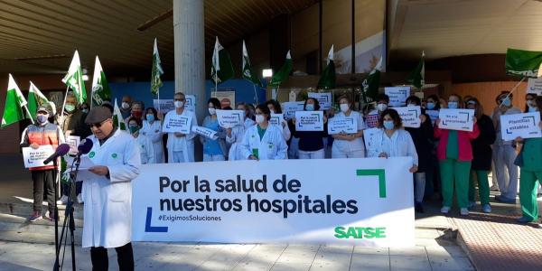 Enfermeras y fisioterapeutas protestan por la “extrema gravedad” de la salud de los hospitales de Castilla-La Mancha