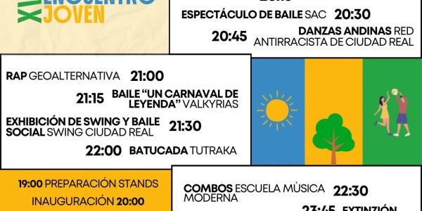 Talleres, espectáculos y conciertos en el 16º Encuentro Joven en el Parque Gasset