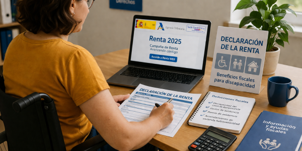 Las personas con discapacidad contarán con nuevas deducciones fiscales en la Renta 2025 en Castilla-La Mancha