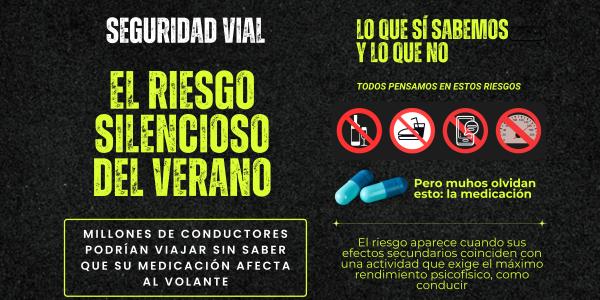 El riesgo silencioso del verano: millones de conductores podrían viajar sin saber que su medicación afecta al volante